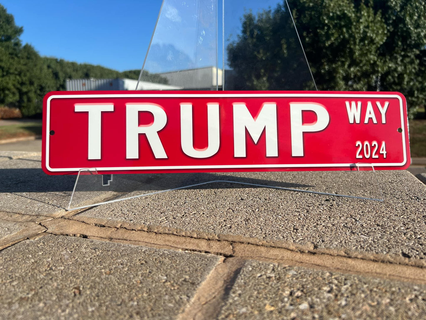Trump for President 2024 MAGA street sign signage perfect for your man cave garage