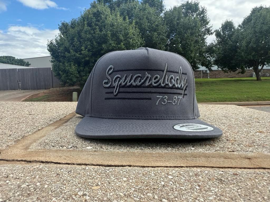 GM Squarebody  73-87 Snapback Trucker Embordiered Hat - Classic Chevy GM GMC Truck Apparel for Men and Women 9 options to choose from!!