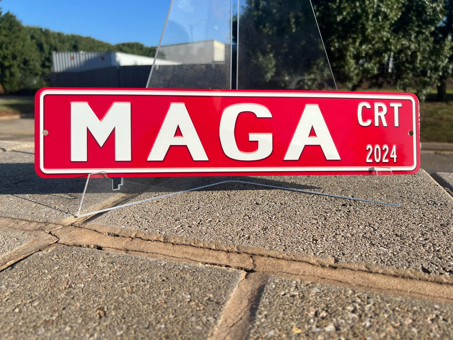 Trump for President 2024 MAGA street sign signage perfect for your man cave garage