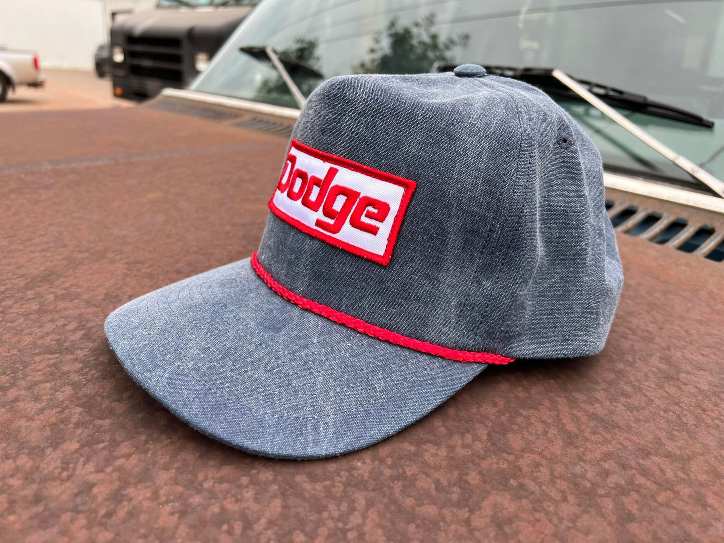 Vintage Dodge 4x4 Patch TRUCK ROPE Snap Back Hat - Classic Style for Truck Enthusiasts - Unique Retro Style