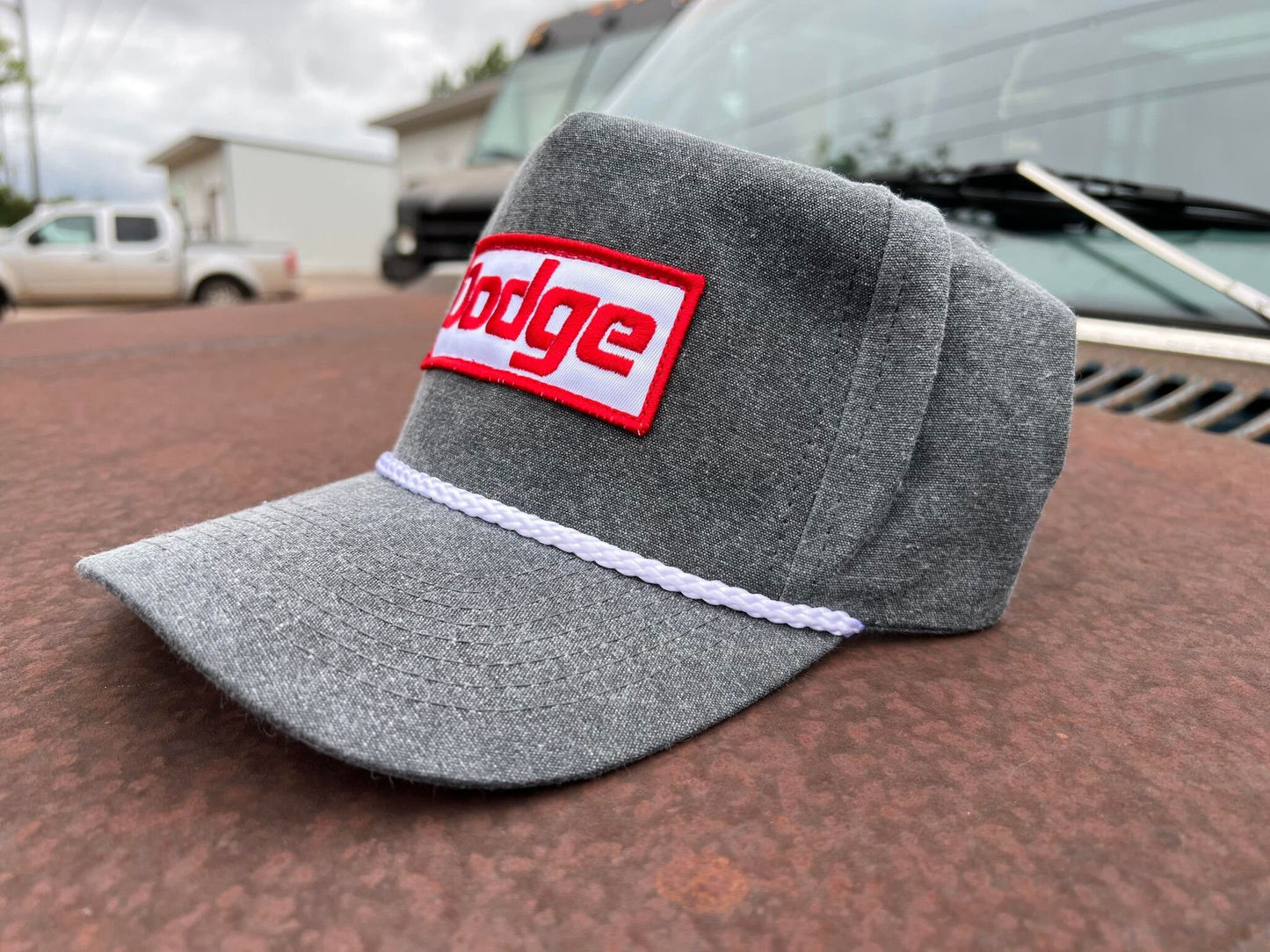 Vintage Dodge 4x4 Patch TRUCK ROPE Snap Back Hat - Classic Style for Truck Enthusiasts - Unique Retro Style
