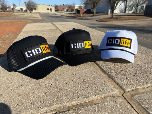 Vintage Chevrolet Silverado GMC C10 LIFE Mesh Trucker Hat Snapback - 3 Variations Available - Perfect Accessory for Casual Outdoor Fashion