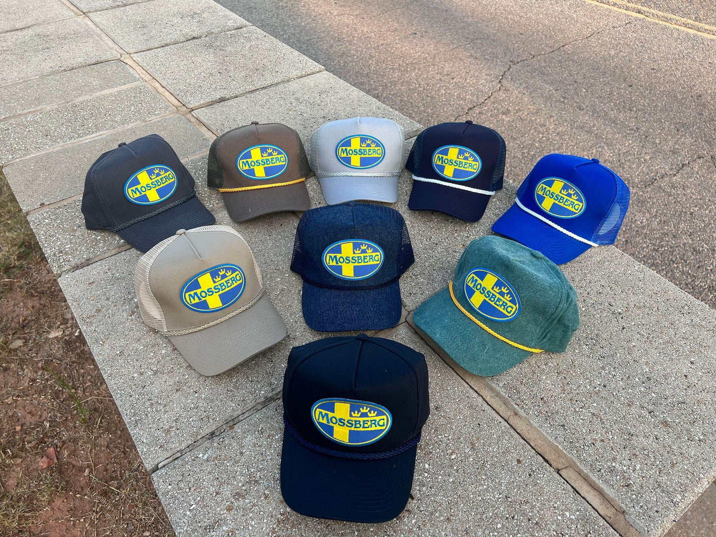 Vintage MOSSBERG guns Rope Snapback Trucker Mesh Hat with Patch - Apparel for Men and Women
