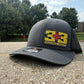 3+3 Crew Cab Chevy GMC Squarebody Mesh Trucker Hat - High Quality, Vintage Design REVISED