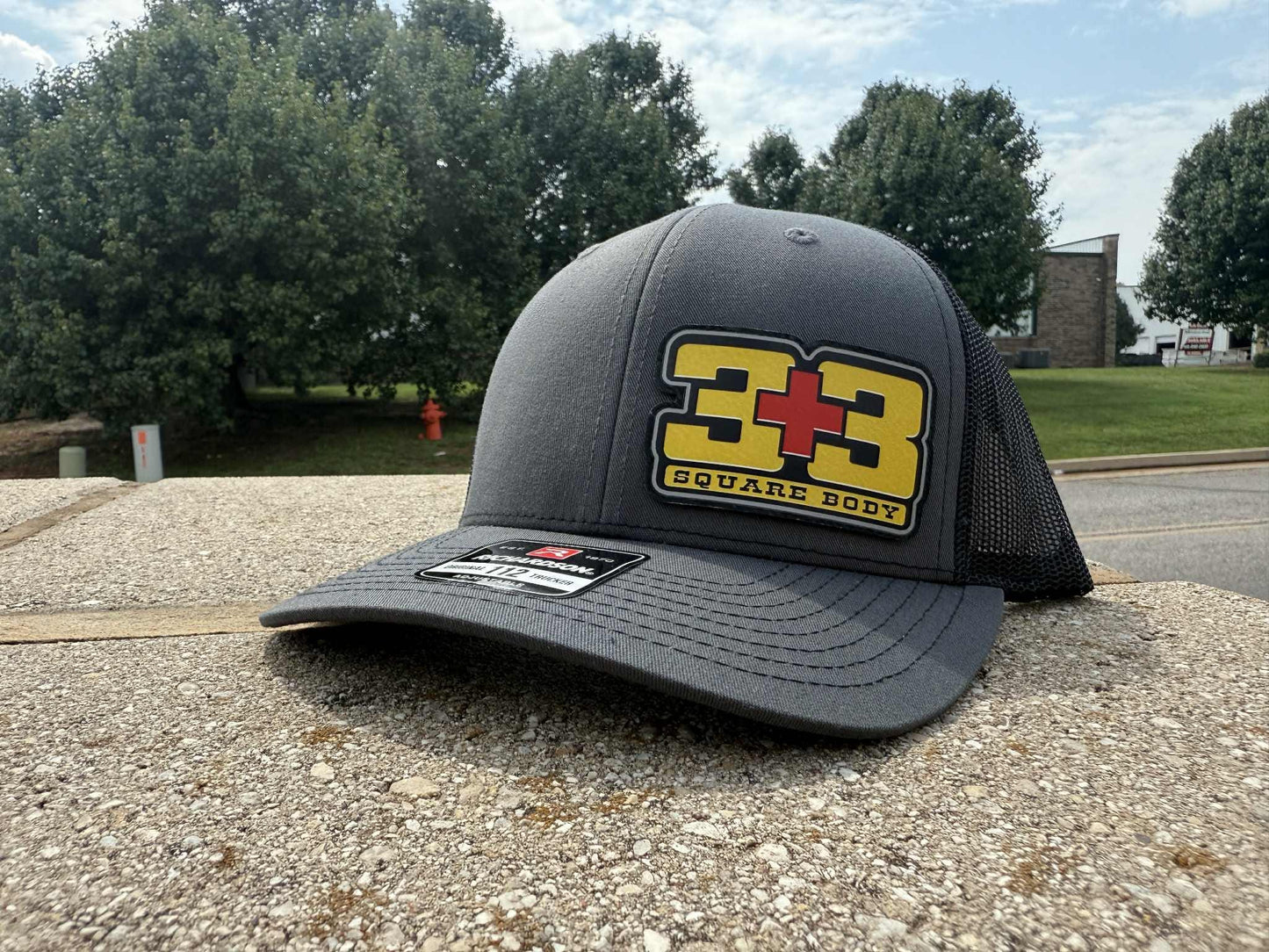 3+3 Crew Cab Chevy GMC Squarebody Mesh Trucker Hat - High Quality, Vintage Design REVISED