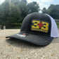 3+3 Crew Cab Chevy GMC Squarebody Mesh Trucker Hat - High Quality, Vintage Design REVISED