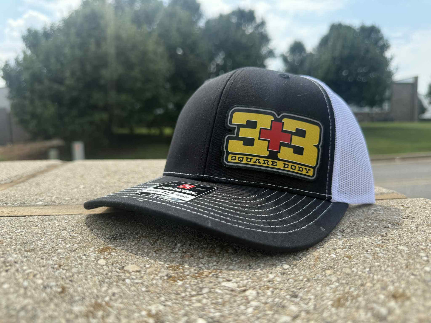 3+3 Crew Cab Chevy GMC Squarebody Mesh Trucker Hat - High Quality, Vintage Design REVISED