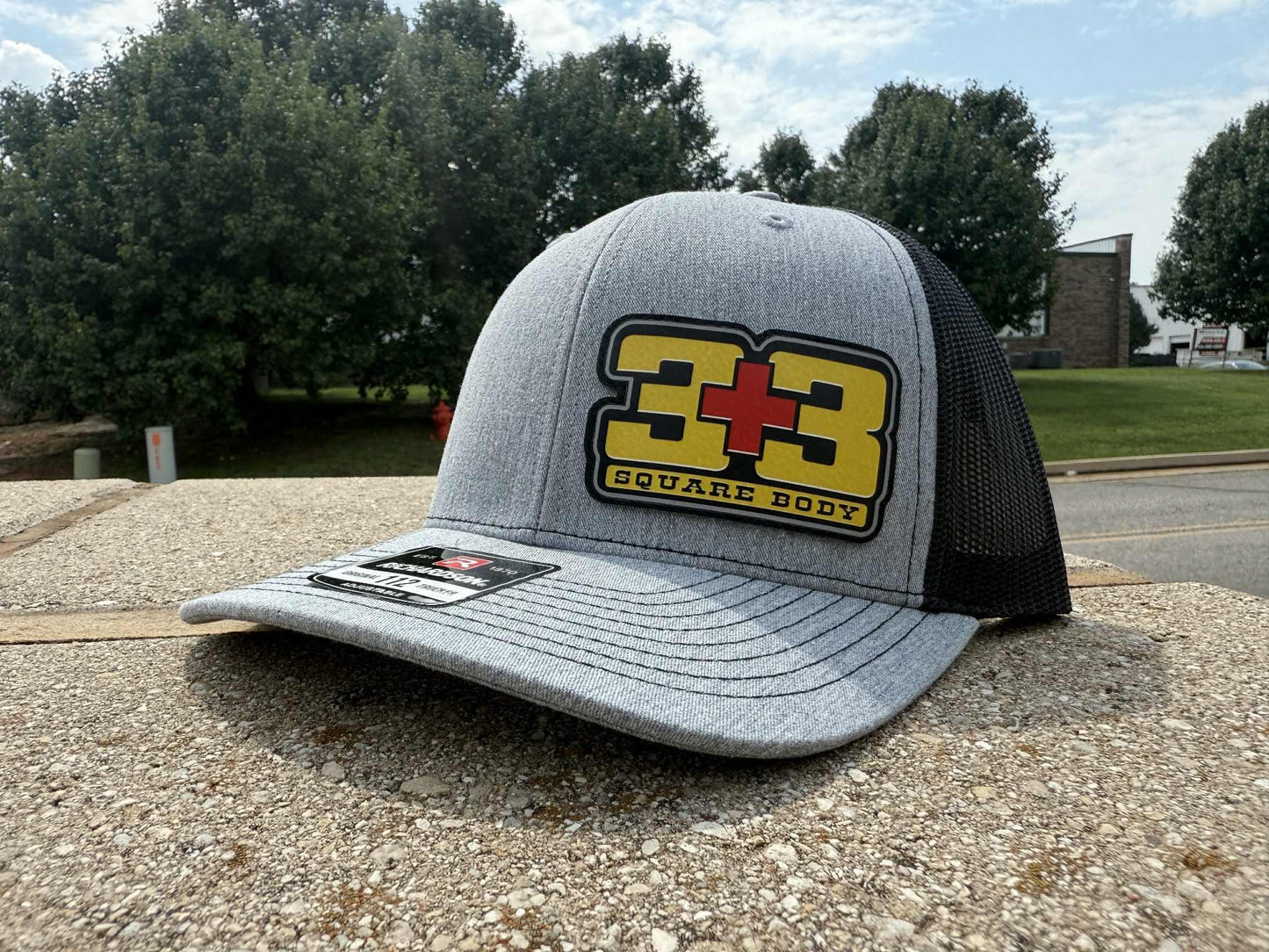 3+3 Crew Cab Chevy GMC Squarebody Mesh Trucker Hat - High Quality, Vintage Design REVISED