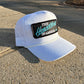 Vintage Chevrolet Heartbeat of America TEAL Rope Snapback Trucker Mesh Hat with Chevy Patch - Classic Chevy Truck Apparel for Men and Women