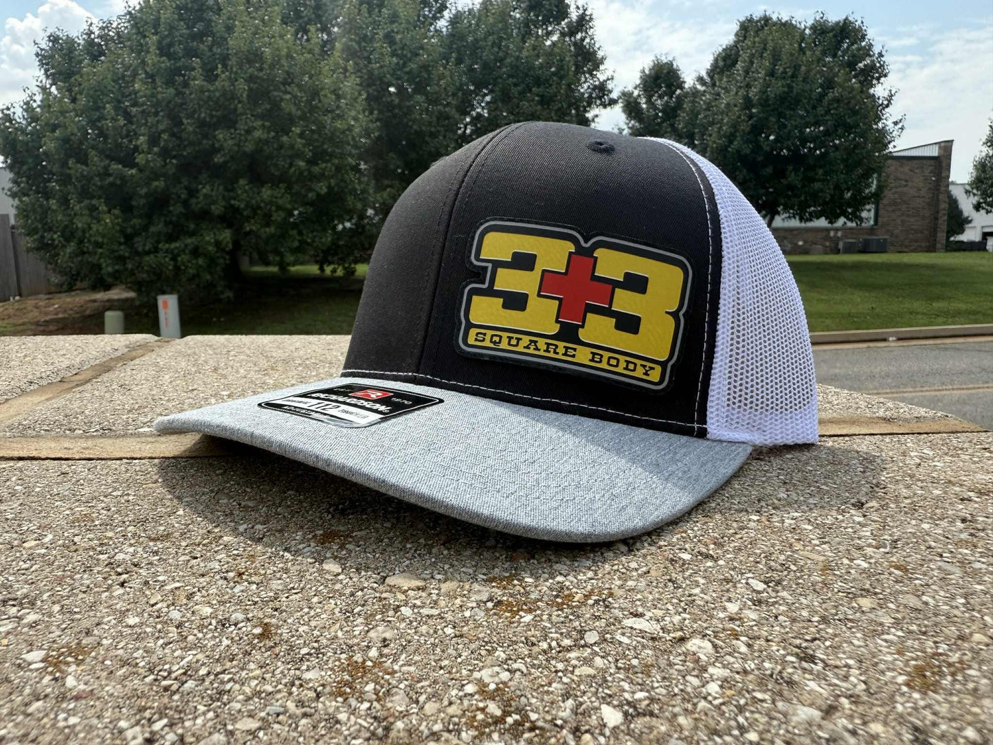 3+3 Crew Cab Chevy GMC Squarebody Mesh Trucker Hat - High Quality, Vintage Design REVISED