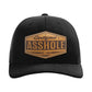 Certified Asshole Leather Patch Hat – Funny Trucker Cap – Richardson Style Snapback