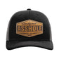 Certified Asshole Leather Patch Hat – Funny Trucker Cap – Richardson Style Snapback