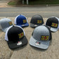 3+3 Crew Cab Chevy GMC Squarebody Mesh Trucker Hat - High Quality, Vintage Design REVISED