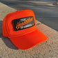 Vintage Chevrolet Heartbeat of America HUNTER ORANGE Rope Snapback Trucker Mesh Hat Chevy Patch Classic Chevy Truck Apparel Men and Women