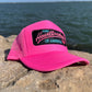 Vintage PINK HEARTBREAKER of America Foam Snapback Trucker Mesh Hat with Chevy inspired patch Classic Truck Apparel for Men and Women