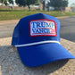 Trump Vance for President 2024 vintage rope style trucker hat with embroidery patch