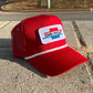 Vintage Chevrolet Rope Snapback Trucker Mesh Hat with Chevy Patch - Classic Chevy Truck Apparel for Men and Women