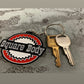 Square Body Round - Metal Keychain Chevy Chevrolet - Stamped Metal Enamel Paint Fill - 2.5 Inches - Oklahoma Customs Original Design