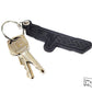 1981 Corvette Emblem Leather Keychain - Black