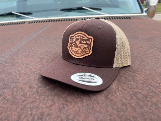 Leather Patch chevy K5 blazer Silverado mesh trucker hat