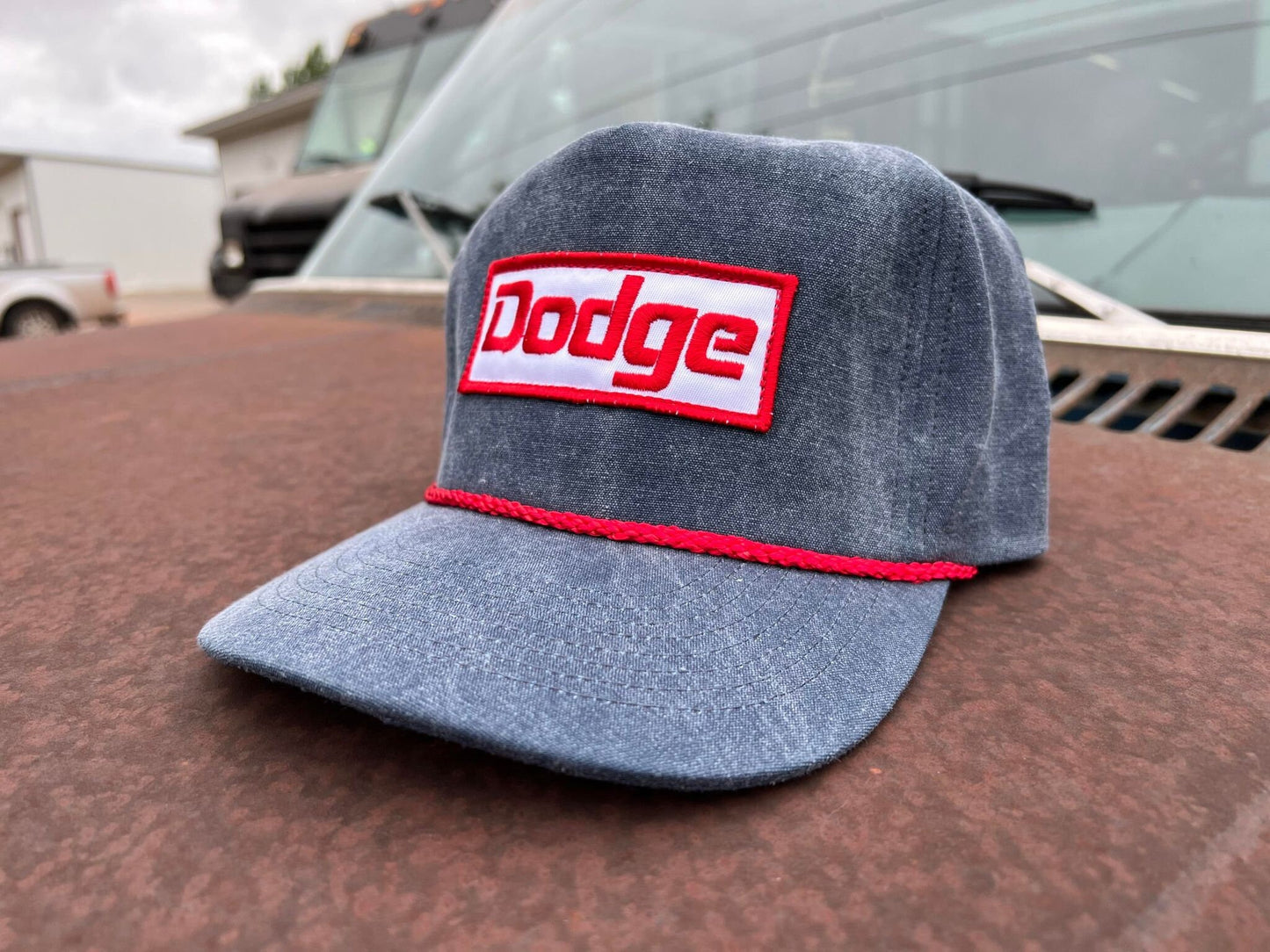 Vintage Dodge 4x4 Patch TRUCK ROPE Snap Back Hat - Classic Style for Truck Enthusiasts - Unique Retro Style