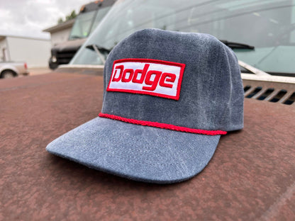Vintage Dodge 4x4 Patch TRUCK ROPE Snap Back Hat - Classic Style for Truck Enthusiasts - Unique Retro Style