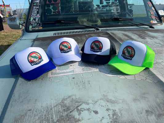 Okie Life Oklahoma Osage Shield Foam Mesh Trucker Snap Back Cap - Sublimation Print - Perfect Accessory for Casual and Outdoor Fashion