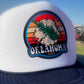 Okie Life Oklahoma Osage Shield Foam Mesh Trucker Snap Back Cap - Sublimation Print - Perfect Accessory for Casual and Outdoor Fashion