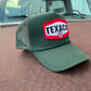 Vintage TEXACO Patch Rope Style Snap Back Trucker Hat - Retro Americana Advertising Cap - Mesh Material - One Size Fits All - 3 Colors