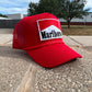 Products Vintage Marlboro cigarette patch TRUCK ROPE snap back