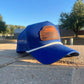 Vintage Leather SQUAREBODY Snapback Hat with Rope and Engraved Patch | Chevy GMC Truck | Multiple Colors
