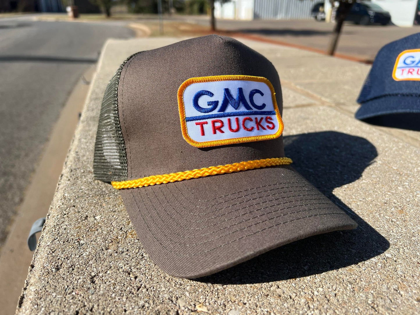 Vintage Chevy GMC Rope Snapback Trucker Hat - Multi Colors Available - Classic Logo for GMC Truck Lovers - Stylish Headwear