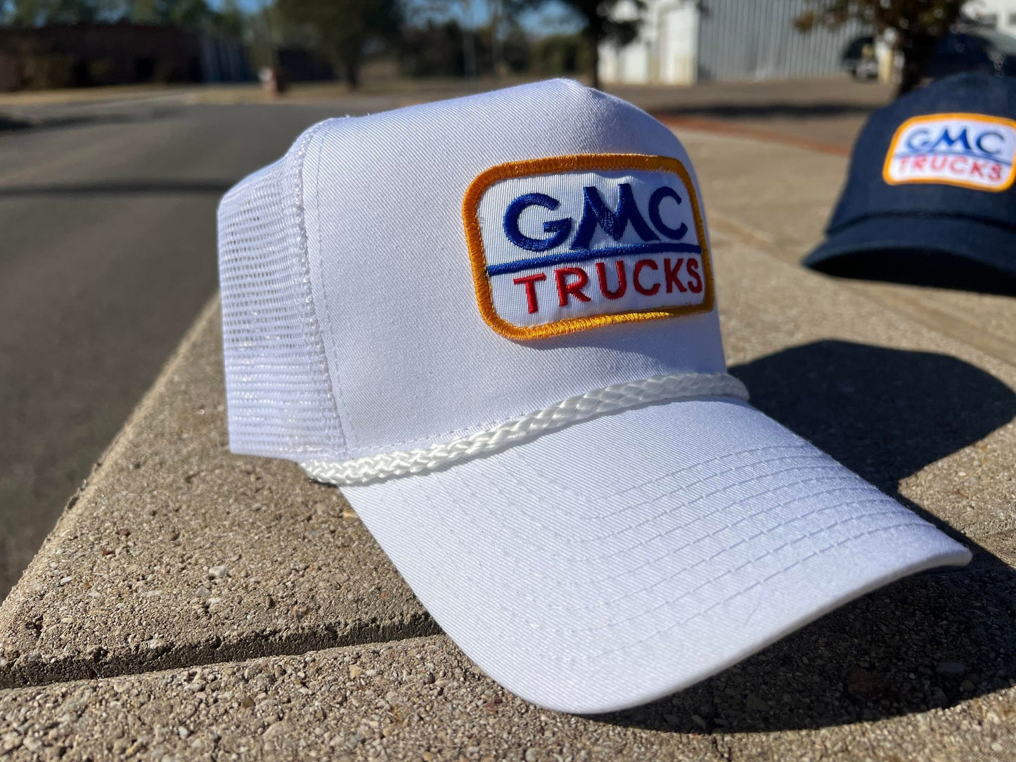 Vintage Chevy GMC Rope Snapback Trucker Hat - Multi Colors Available - Classic Logo for GMC Truck Lovers - Stylish Headwear