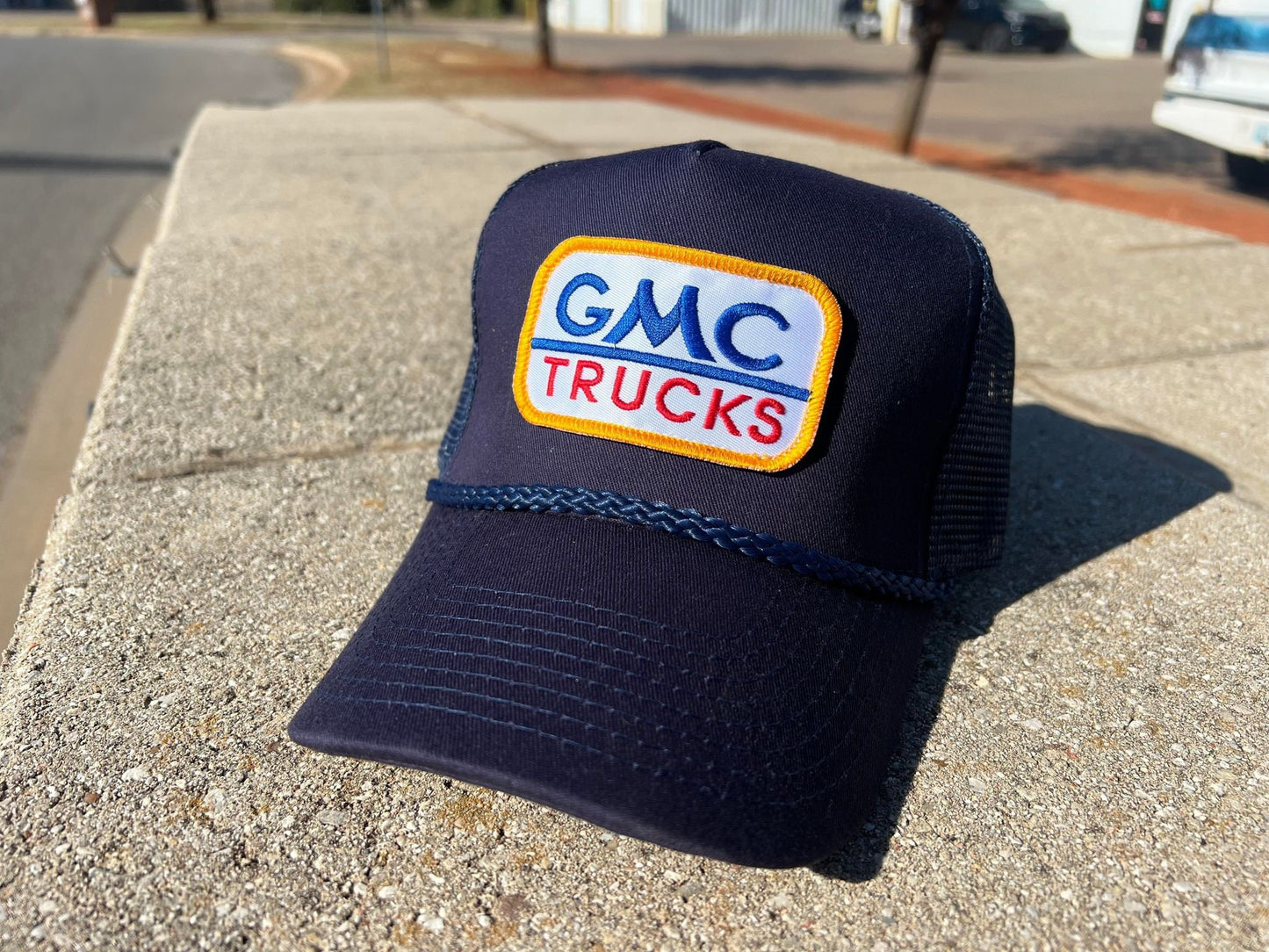 Vintage Chevy GMC Rope Snapback Trucker Hat - Multi Colors Available - Classic Logo for GMC Truck Lovers - Stylish Headwear