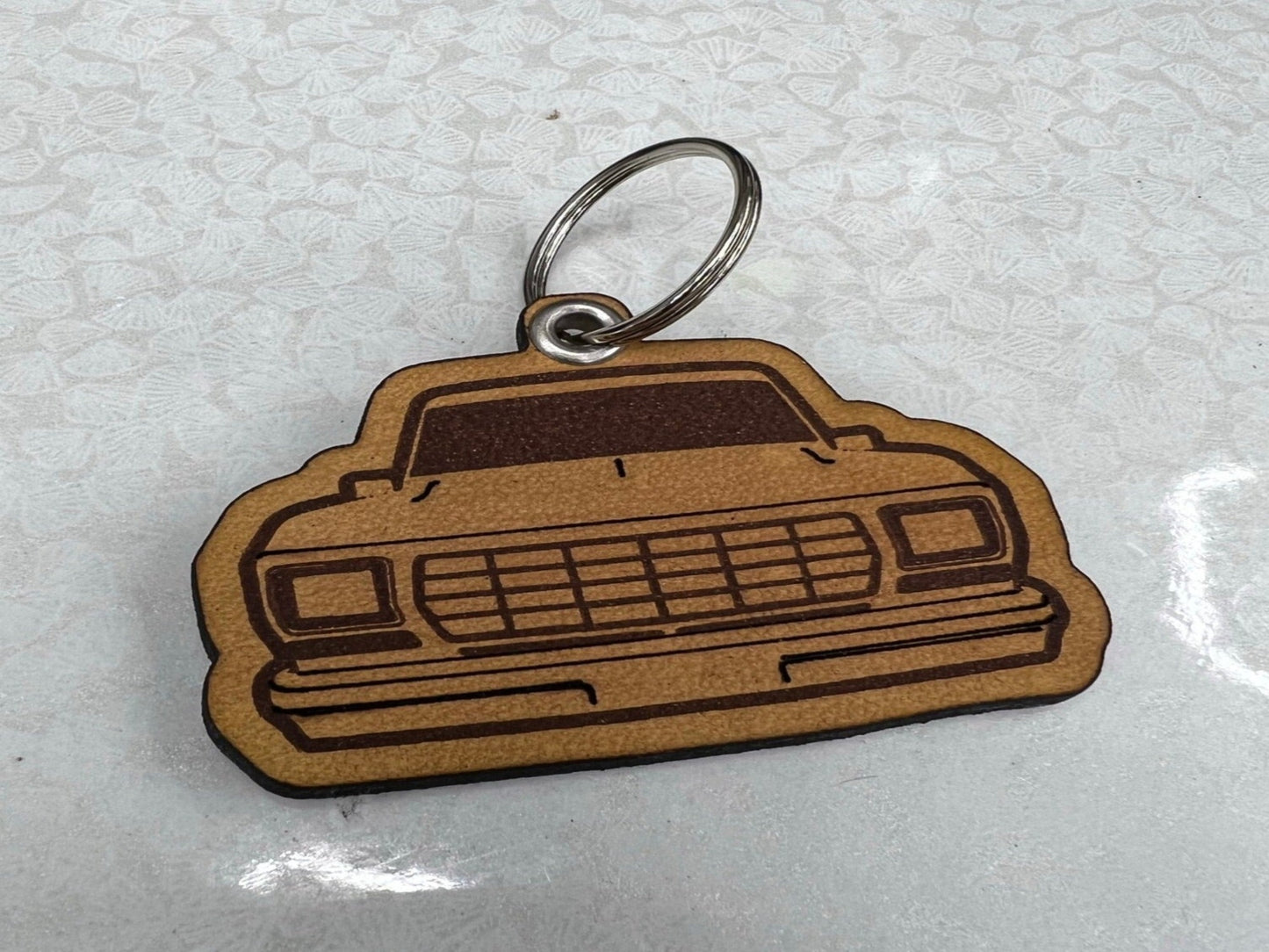 Classic Leather Keychain