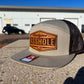 Certified ASSHOLE leather patch flat bill custom hat