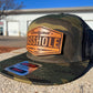 Certified ASSHOLE leather patch flat bill custom hat