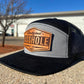 Certified ASSHOLE leather patch flat bill custom hat