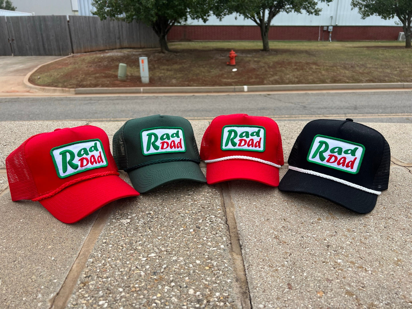 Vintage Style RAD DAD Soda Patch Rope Trucker Snapback Hat Mountain Dew Inspired Logo, Distressed Washed Look, Retro Style, Fathers Day Gift