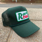 Vintage Style RAD DAD Soda Patch Rope Trucker Snapback Hat Mountain Dew Inspired Logo, Distressed Washed Look, Retro Style, Fathers Day Gift