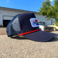 Vintage Chevrolet Rope Snapback Trucker Mesh Hat with Chevy Patch - Classic Chevy Truck Apparel for Men and Women