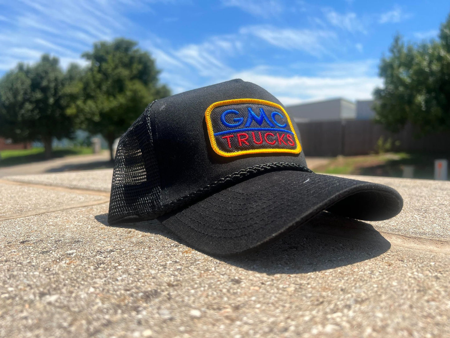 Vintage Chevy GMC Rope Snapback Trucker Hat - Multi Colors Available - Classic Logo for GMC Truck Lovers - Stylish Headwear