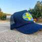 Vintage MOSSBERG guns Rope Snapback Trucker Mesh Hat with Patch - Apparel for Men and Women