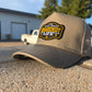 Vintage GM Squarebody Rope Snapback Khaki Trucker Mesh Hat with Patch - Classic Chevy GM GMC Truck Apparel for Men and Women