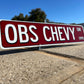 Custom Chevy OBS Trucks Street Sign - Choose Your Year & Postal Abbreviation - 18x4 Inches - Perfect for Chevy Man Cave Garage