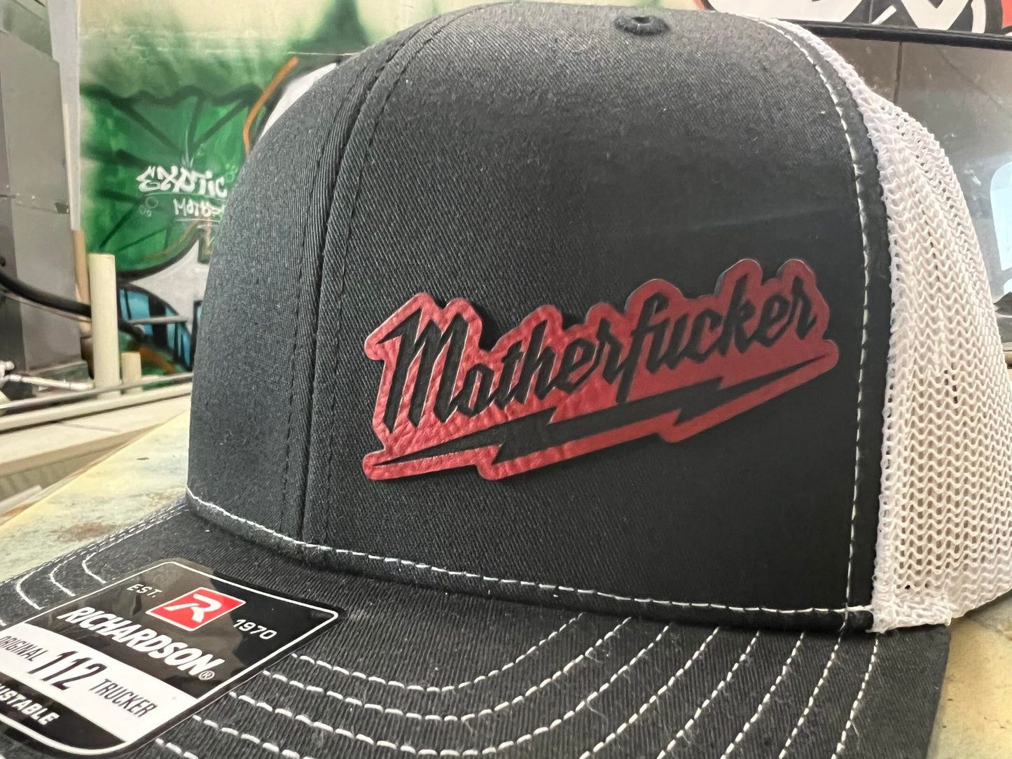 Motherfucker tool hat Milwaukee logo black/white richardson 112 hat Baseball Cap